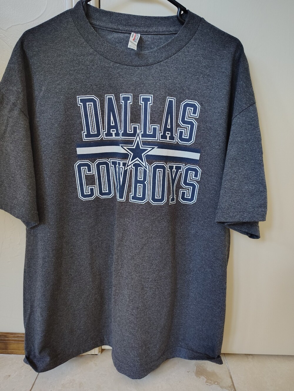 Men's Alstyle Apparel & Activewear NFL Dallas Cowboys Gray Shirt T-Shirt Size XL